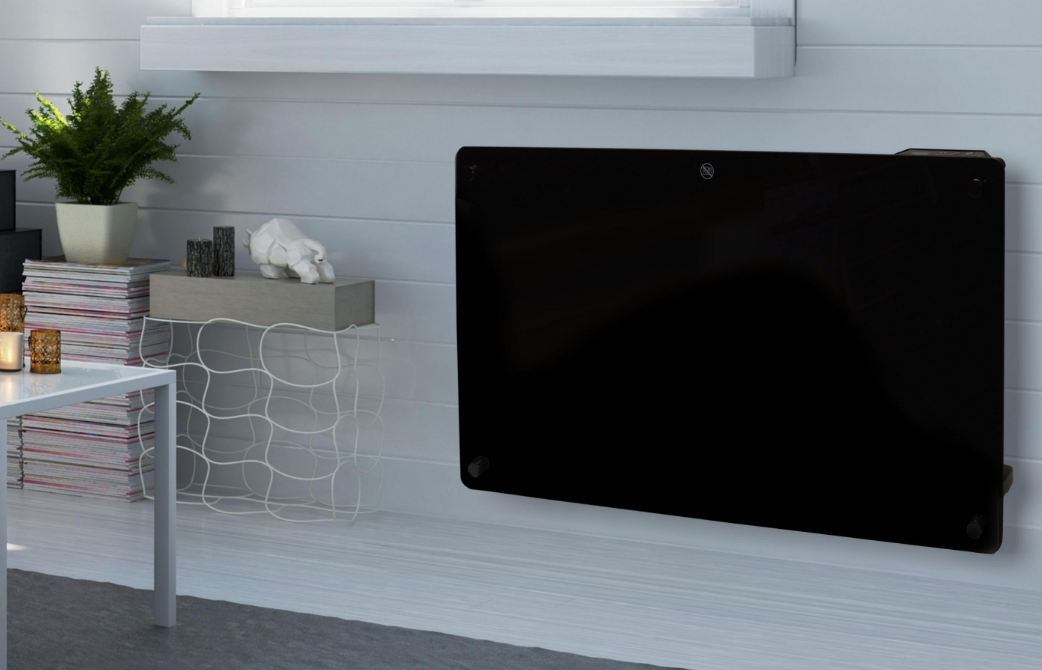 🔥 Radiateur Électrique Connecté avec Panneau en Verre et Commande Wi-Fi