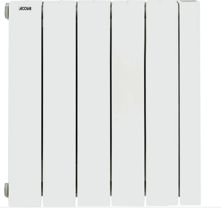 🔥 Radiateur Électrique Connecté à Inertie Fluide 1000 W – ACON Alcantara 3 Blanc