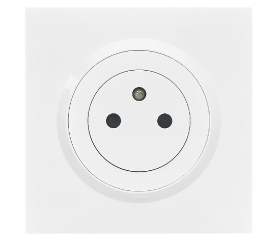 ⚡ Prise avec Terre Affleurante Complète – Legrand Dooxie Blanc