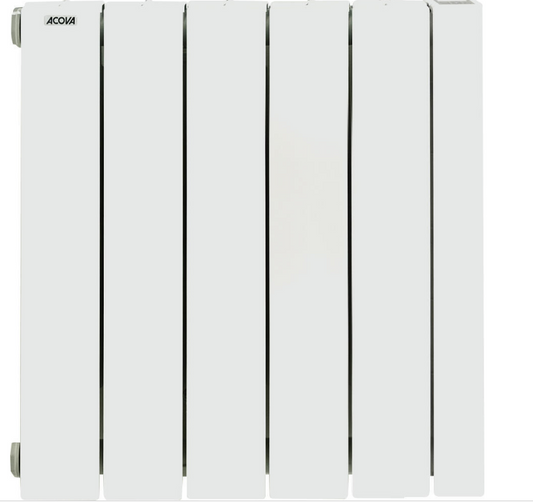 🔥 Radiateur Électrique Connecté à Inertie Fluide 1000 W – ACON Alcantara 3 Blanc