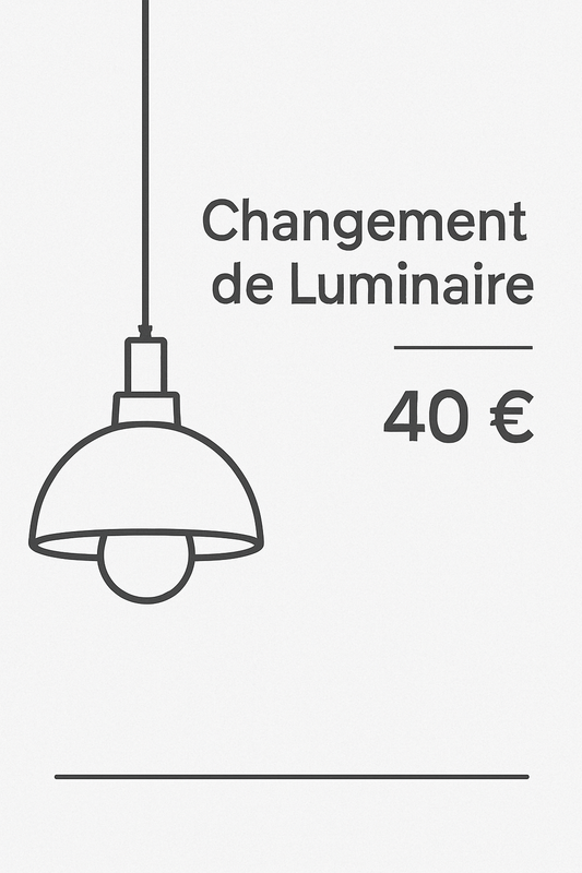 Pose/Changement de Luminaire